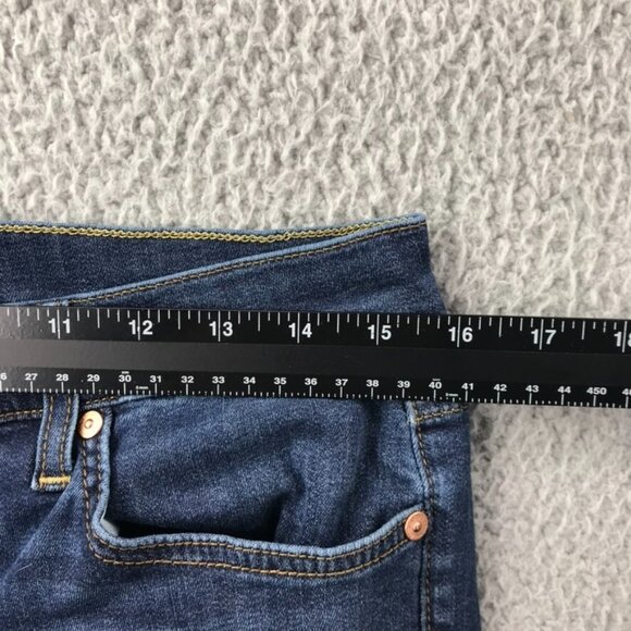 7FAM Womens Size 28 Josefina Mid Rise Button Fly Skinny Boyfriend Jeans - Picture 13 of 16